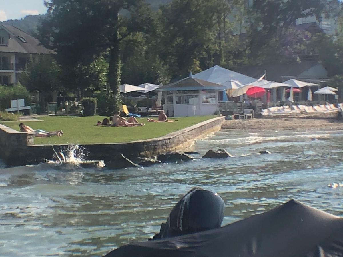Studio Les Pieds Dans L'Eau Au Bord Du Lac D'Annecy ดูแอ็งต์ ภายนอก รูปภาพ