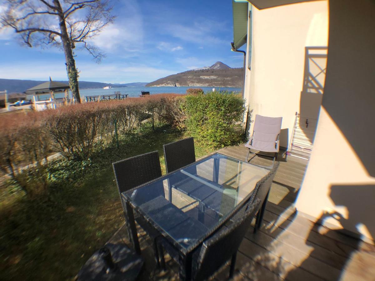 Studio Les Pieds Dans L'Eau Au Bord Du Lac D'Annecy ดูแอ็งต์ ภายนอก รูปภาพ