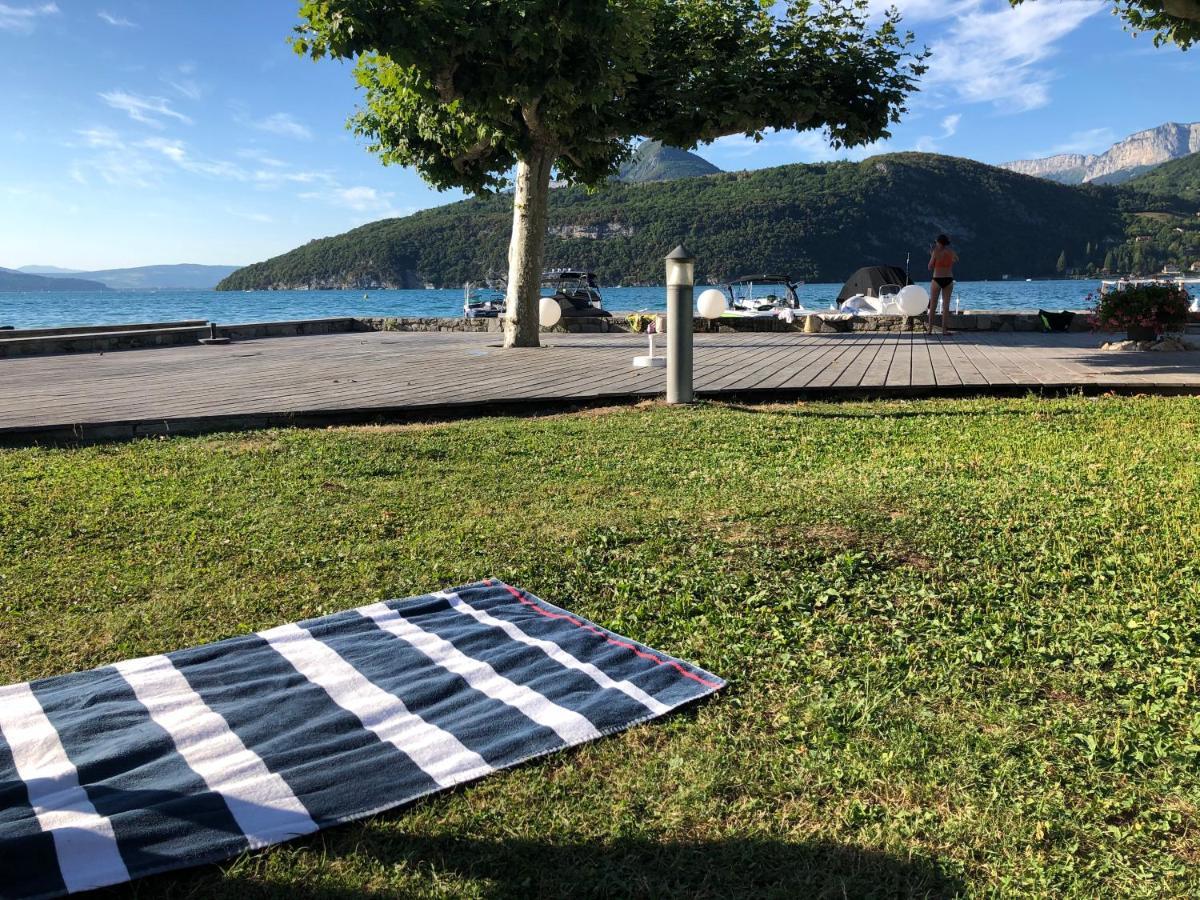 Studio Les Pieds Dans L'Eau Au Bord Du Lac D'Annecy ดูแอ็งต์ ภายนอก รูปภาพ