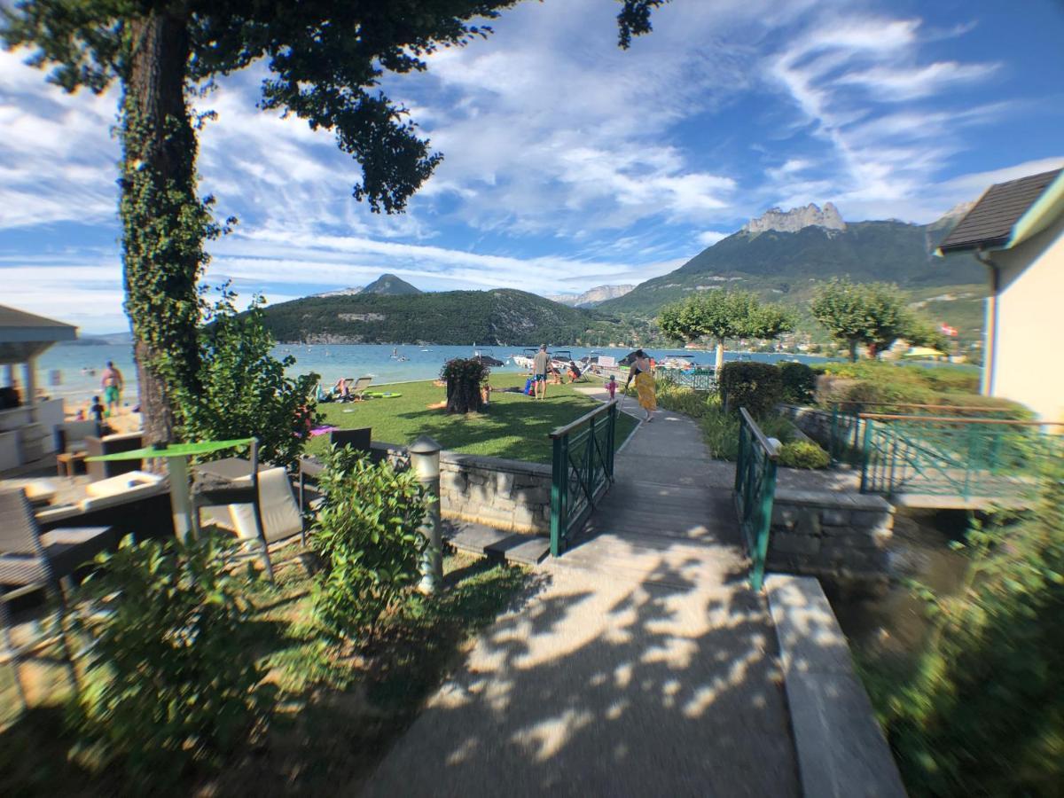 Studio Les Pieds Dans L'Eau Au Bord Du Lac D'Annecy ดูแอ็งต์ ภายนอก รูปภาพ
