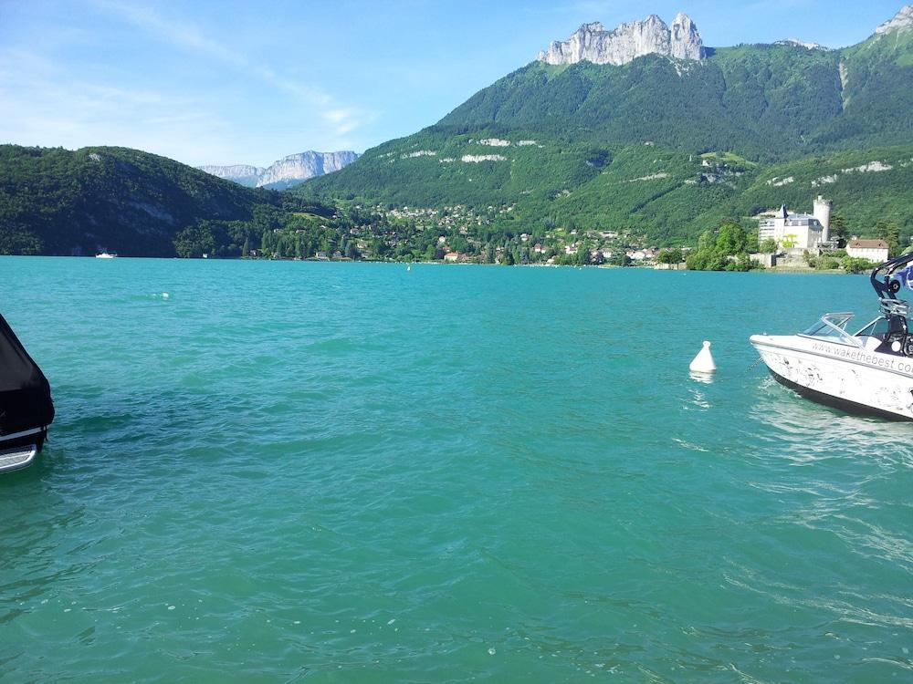 Studio Les Pieds Dans L'Eau Au Bord Du Lac D'Annecy ดูแอ็งต์ ภายนอก รูปภาพ