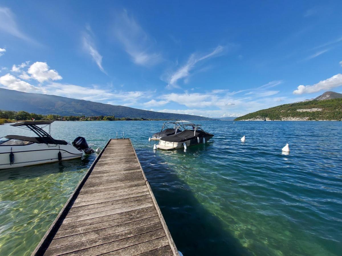 Studio Les Pieds Dans L'Eau Au Bord Du Lac D'Annecy ดูแอ็งต์ ภายนอก รูปภาพ