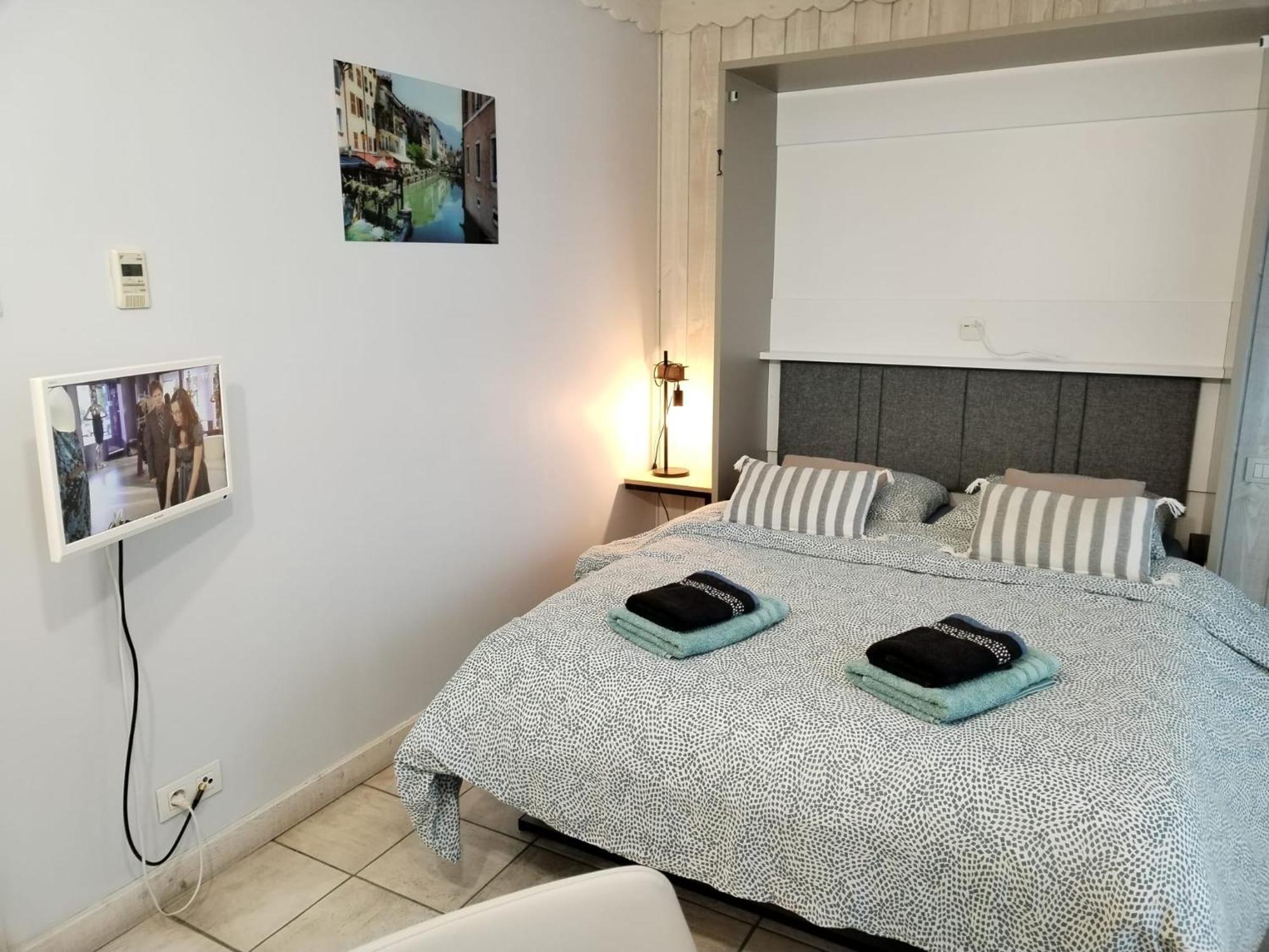 Studio Les Pieds Dans L'Eau Au Bord Du Lac D'Annecy ดูแอ็งต์ ภายนอก รูปภาพ