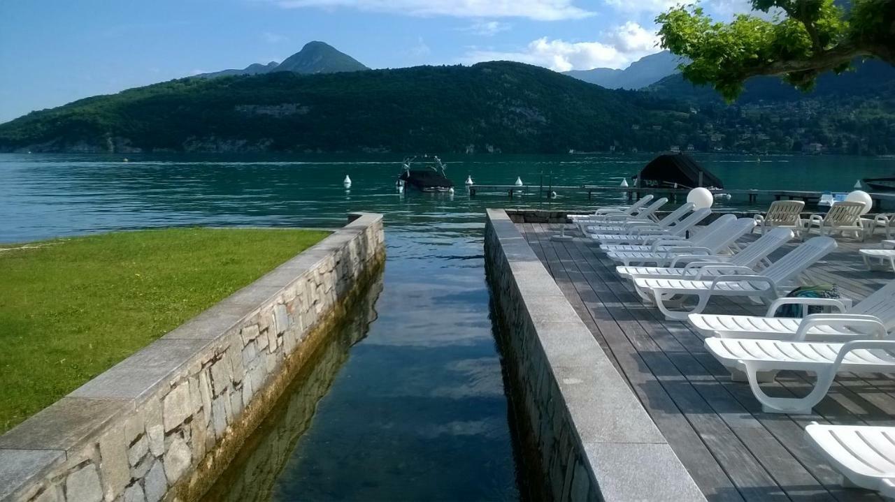Studio Les Pieds Dans L'Eau Au Bord Du Lac D'Annecy ดูแอ็งต์ ภายนอก รูปภาพ